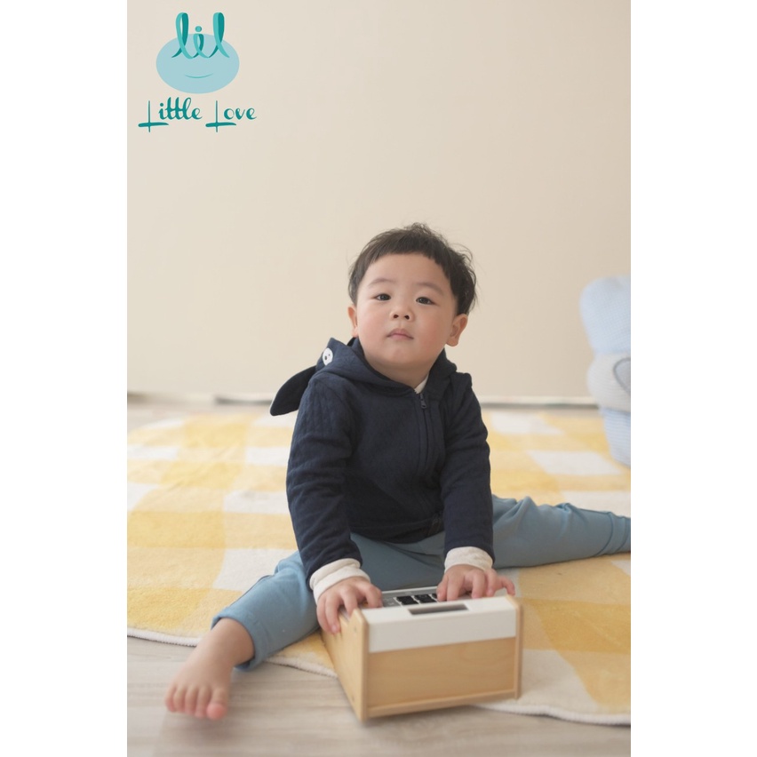 [CHÍNH HÃNG] Áo khoác có mũ in hình họa tiết trẻ em đáng yêu LAKM01 Little Love