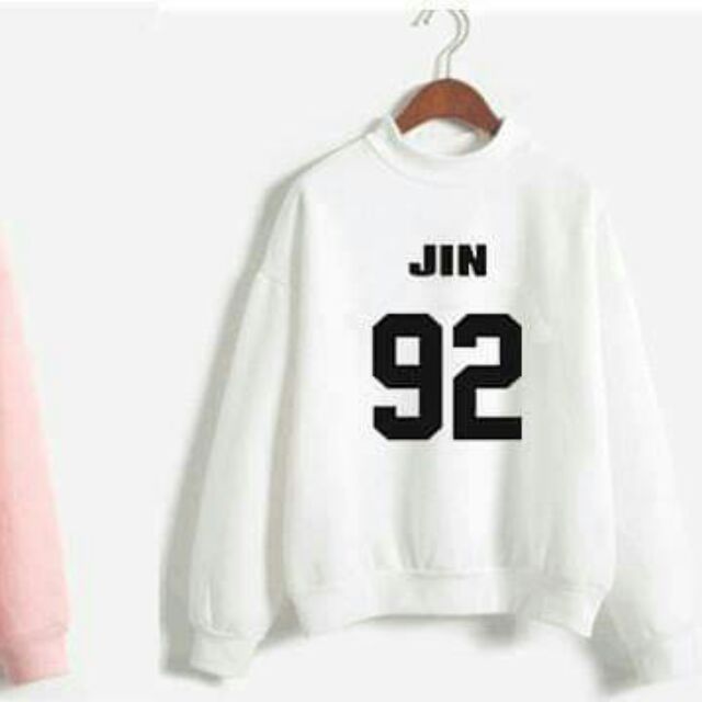 Áo bts jin 92 trắng