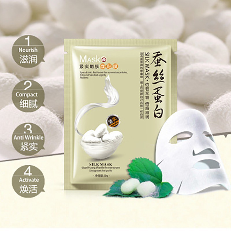 N14 Mặt nạ dưỡng trắng da cấp ẩm thải độc da làm tươi mới mịn da mask nội địa