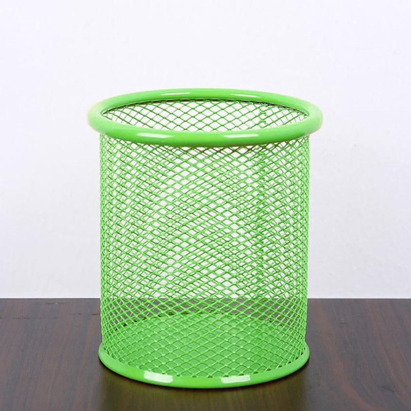 Office Organizer Round Cosmetic Pencil Pen Holders Stationery Container