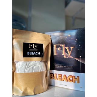 Bột tẩy tóc FLY Bleach Collagen & Keratin , Thuốc tẩy tóc Fly cao cấp không gây xót da đầu cực êm , lên cực chuẩn