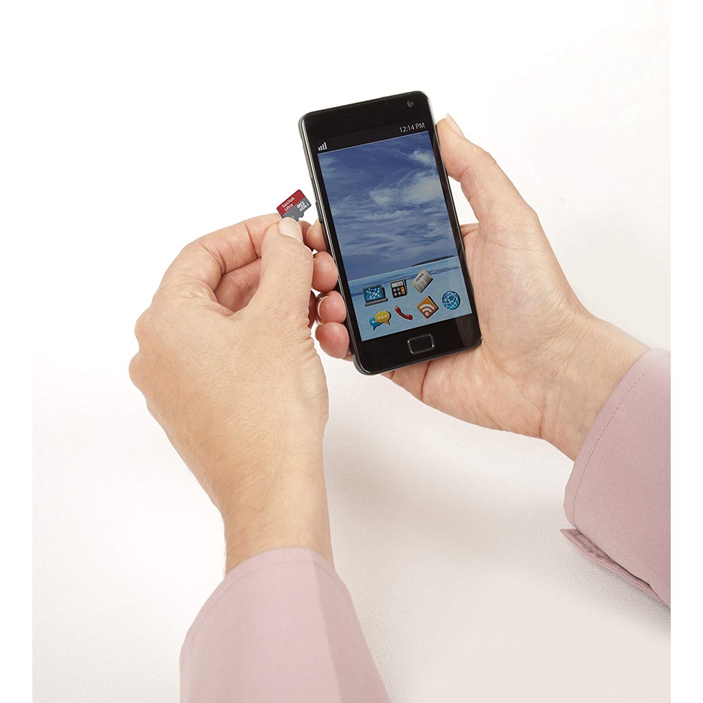 Thẻ Nhớ SanDisk Ultra 128GB microSDXC UHS-I Màu Xám/Đỏ/Đỏ