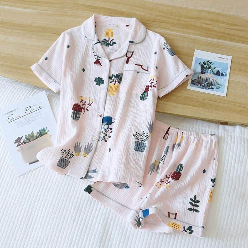 Pyjama Đồ Ngủ Mặc Nhà Họa Tiết PJ09