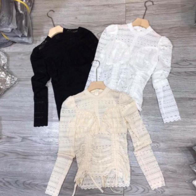 Áo ren rút dây sườn cúp ngực hot hit