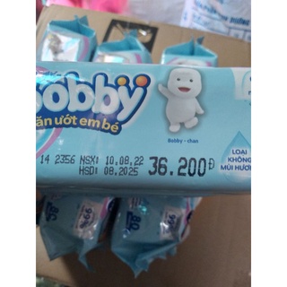 Khăn Giấy Ướt Bobby Loại 100 Tờ (Có hương và Không hương )