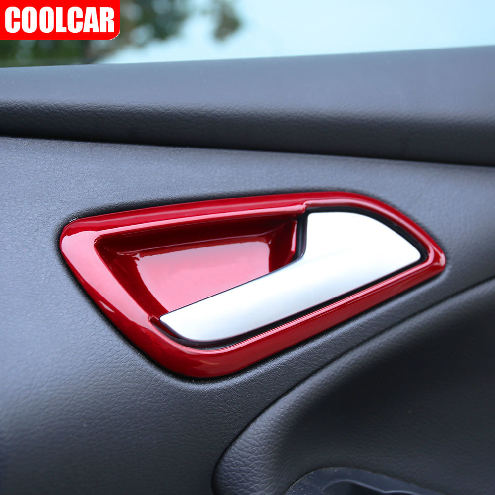 Set 4 Ốp Bảo Vệ Tay Nắm Cửa Trong Xe Ô Tô Ford Focus 4 2015-2017