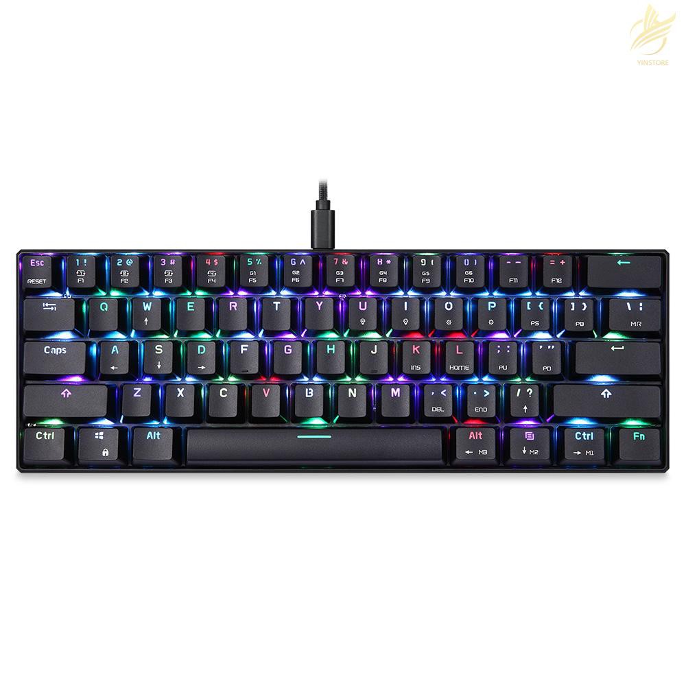 Bàn Phím Cơ Gaming Yins Moto Ck61 Rgb 61 Phím Chuyên Nghiệp