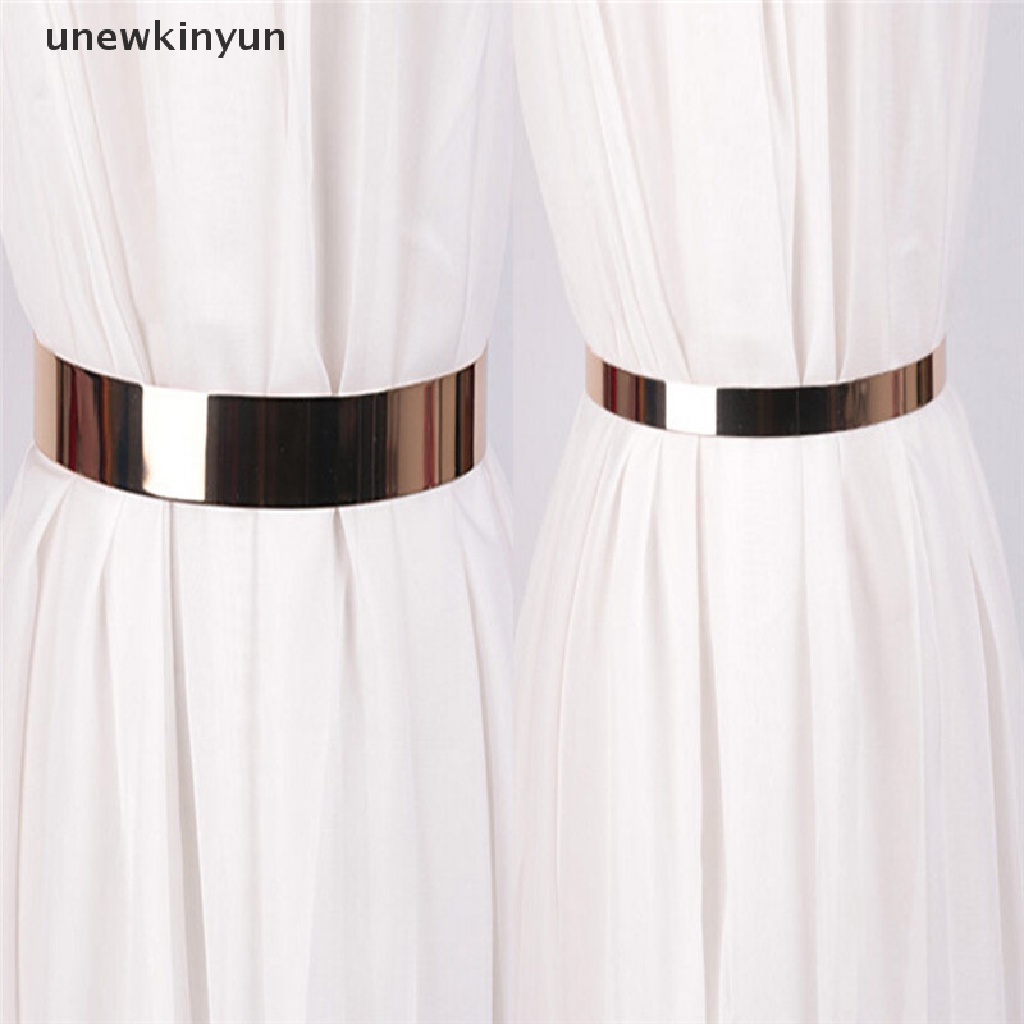 Mới Thắt Lưng Bản Rộng 2-3.5cm Bằng Kim Loại Có Thể Điều Chỉnh Cho Nữ