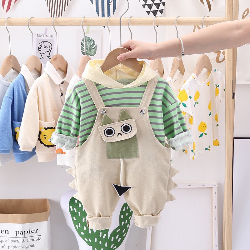Yếm hoodie mặt mèo cho bé 6-16kg - Shubishop.vn