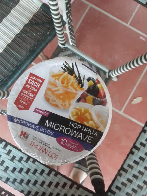 Hộp mỳ tròn 500ml có nắp đạy tiện lợi