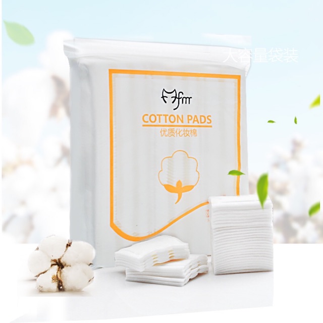 [Túi 222 miếng] Bông tẩy trang 3 lớp Cotton pads