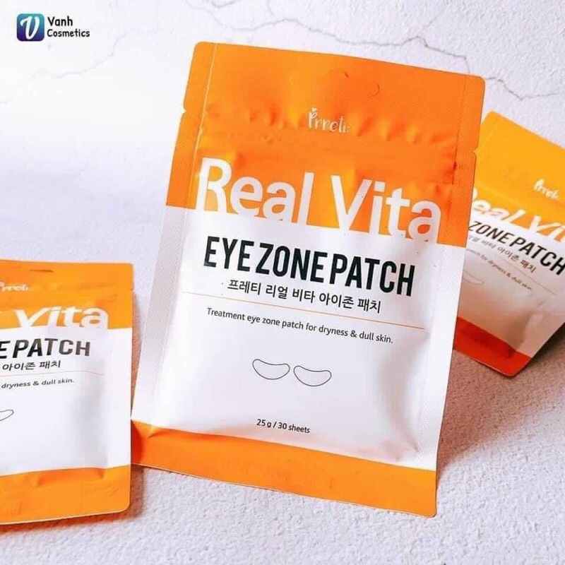 Mặt nạ mắt Prreti Real Vita Eyezone Patch - 1 TÚI GỒM 30 MIẾNG PATCH. thumbnail