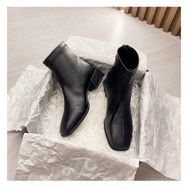 (Hàng Nhập)Bốt Nữ Hàn Quốc AAA Da Mền Kiểu Dáng Trẻ Trung | BigBuy360 - bigbuy360.vn