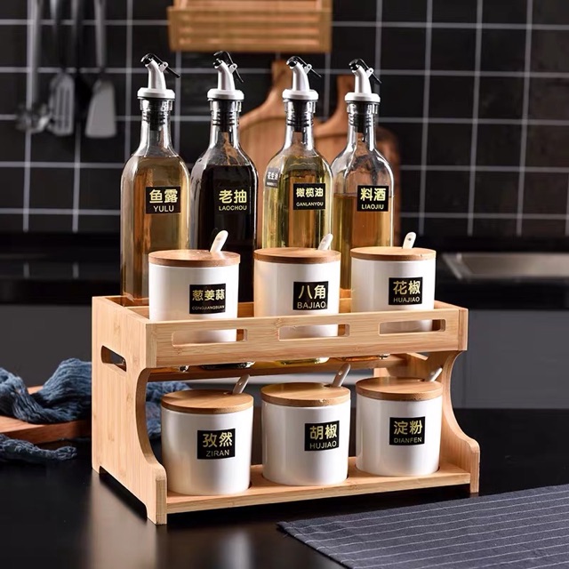 (Có sẵn )Bộ hũ , bình đựng gia vị cao cấp | BigBuy360 - bigbuy360.vn