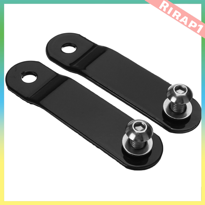 28mm-76mm Fuel Tank Lift Risers Kit Metal Steel for Harley Sportster XL883/1200/48/72 - Black