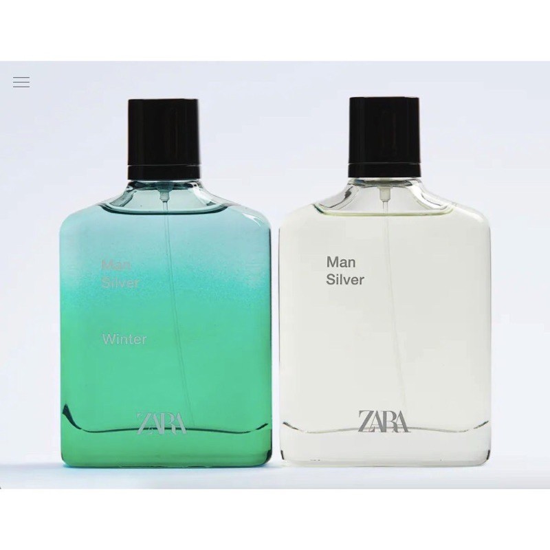 ZARA MAN SILVER + MAN SILVER WINTER EDT 100 ML (3.4 FL. OZ)