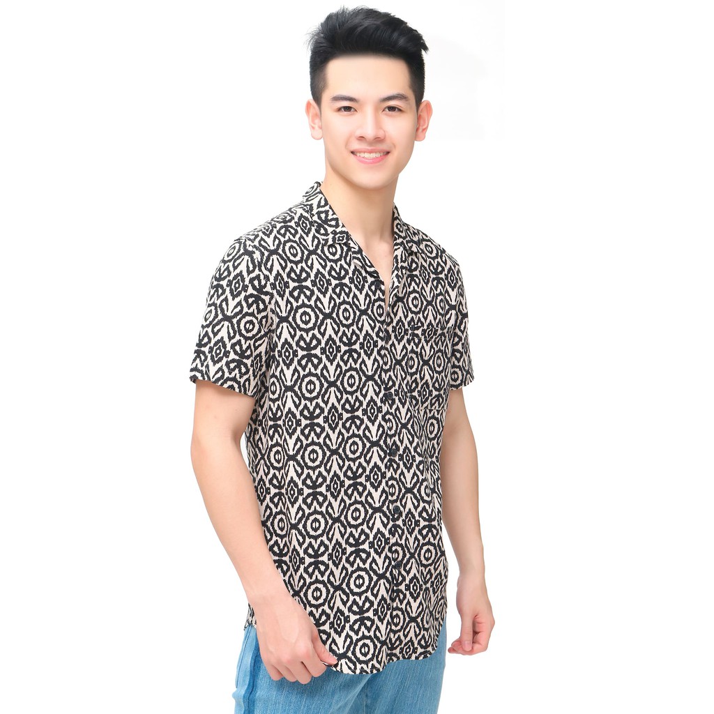 Áo sơ mi cộc tay nam Narsis D0008