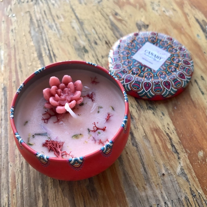 Nến thơm handmade Hương hoa hồng