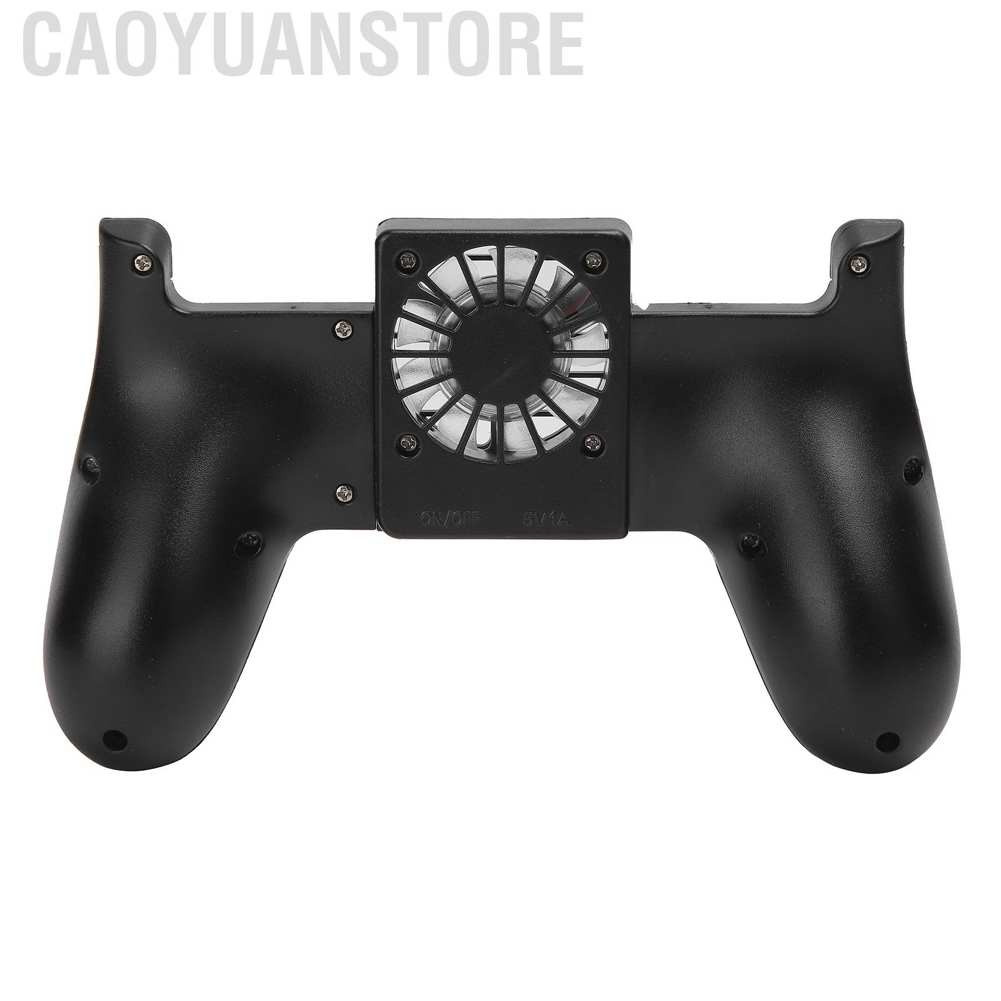 Caoyuanstore Plug in Mobile Phone Game Controller Gamepad Joystick with Fan for 4.7-6.5 inch Smartphone