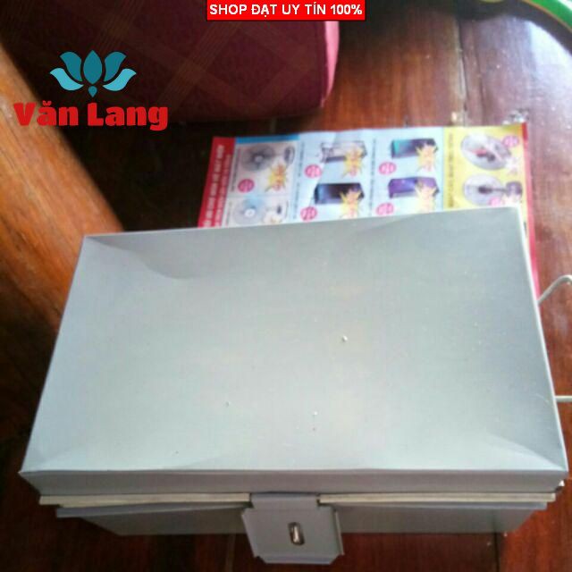 Hòm tôn dày đẹp size 21cm x 33cm x 15cm