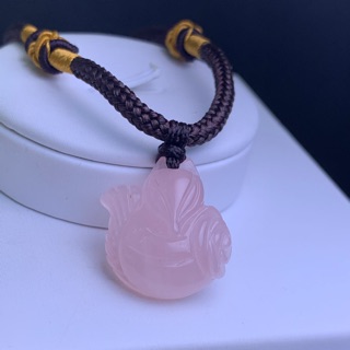 Dây cổ Hồ ly TA hồng kèm dây dù