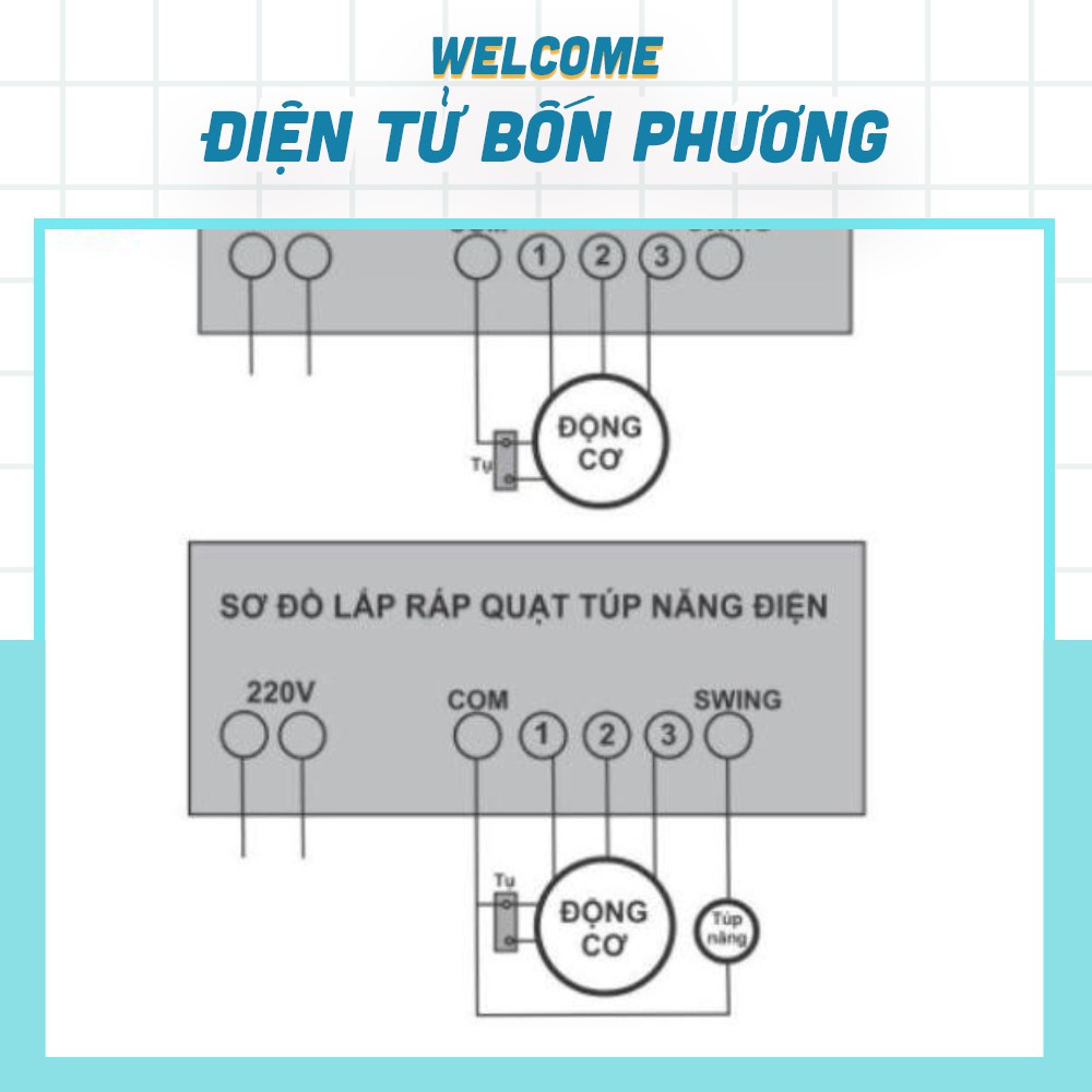 Bộ Điều Khiển Quạt Từ Xa QT-311 (Chế Quạt Thường Thành Từ Xa)