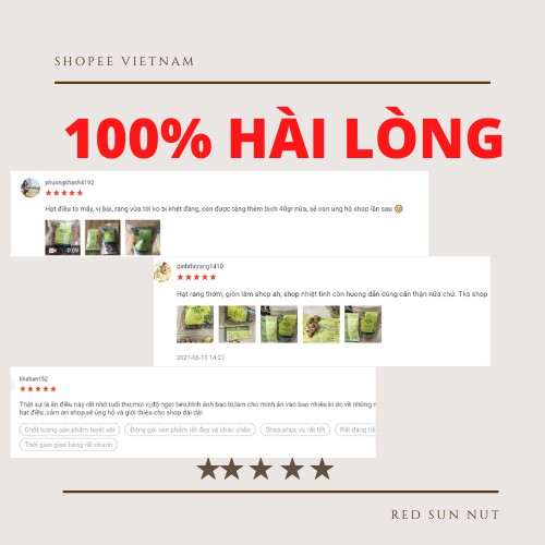 300gr hạt điều rang muối vỏ lụa Bình Phước (Redsunnut) | BigBuy360 - bigbuy360.vn