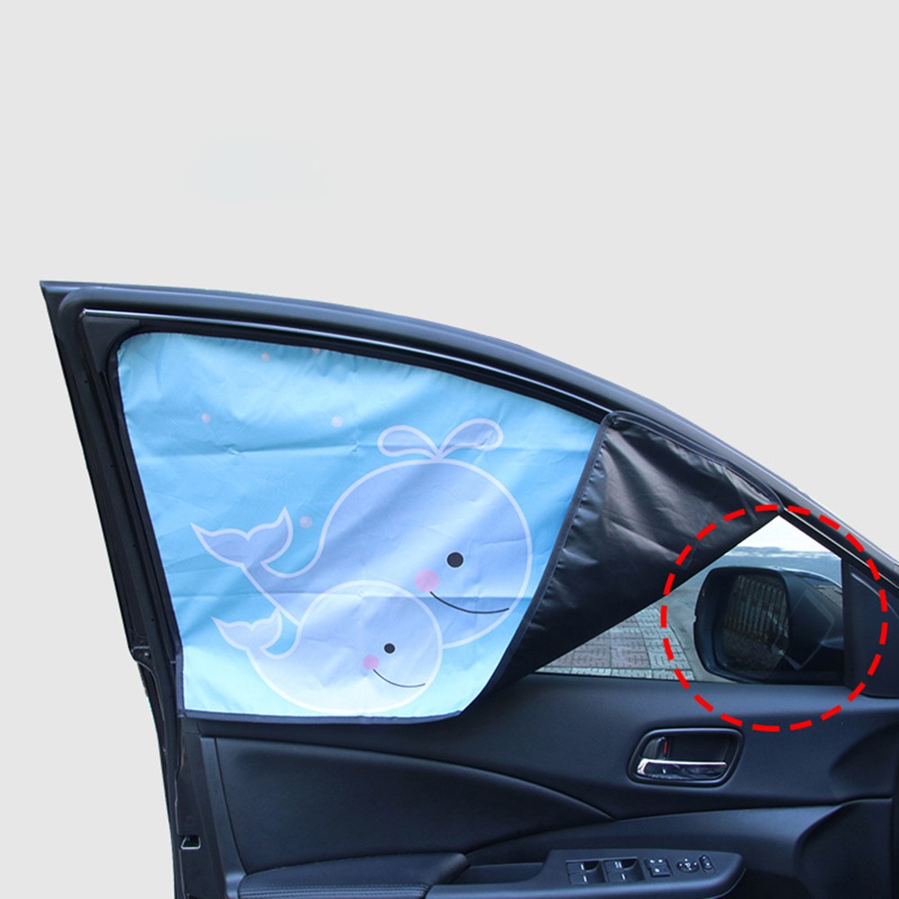 Màn che cửa sổ xe ô tô chống nắng in hình dễ thương | BigBuy360 - bigbuy360.vn