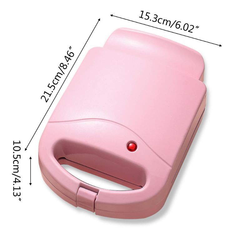 Portable Electric Dual Waffles Sandwich Maker Non Stick Toast Breakfast Machine