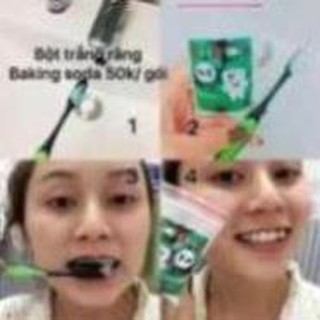 backing soda mix bạc hà