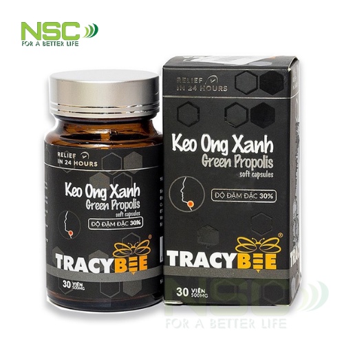 Keo ong xanh Tracybee đậm đặc 30 viên (Dạng Viên)