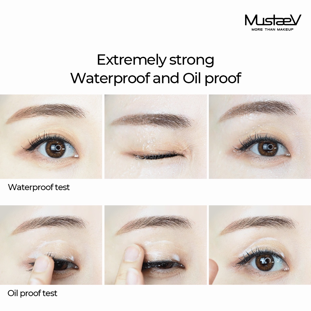 Mascara chống thấm nước MUSTAEV cố định Powerproof Mascara (7ml)