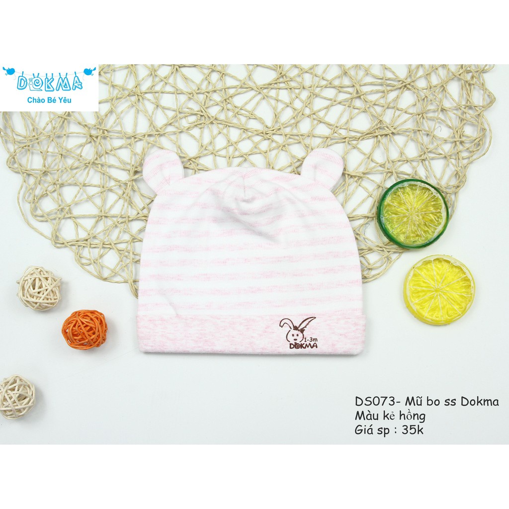 Dokma - Mũ ss bo 2 tai cho bé gái DS073