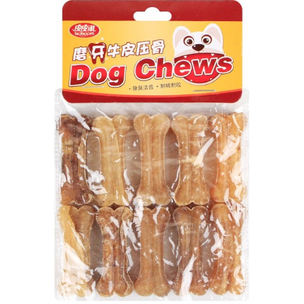 Xương Da Bò cho Chó Nhỏ DOG CHEWS bánh thưởng thích hợp cho chó ngứa răng