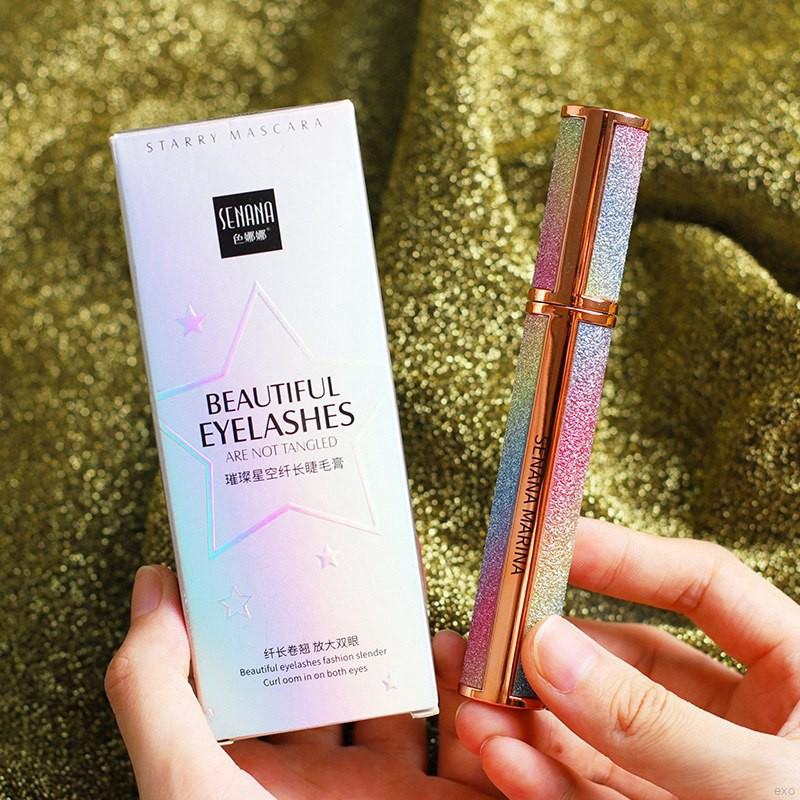 [Hàng mới về] Mascara sợi tơ 4D chống thấm nước chuốt mi dài dày và cong tự nhiên thiết kế vỏ lấp lánh | BigBuy360 - bigbuy360.vn