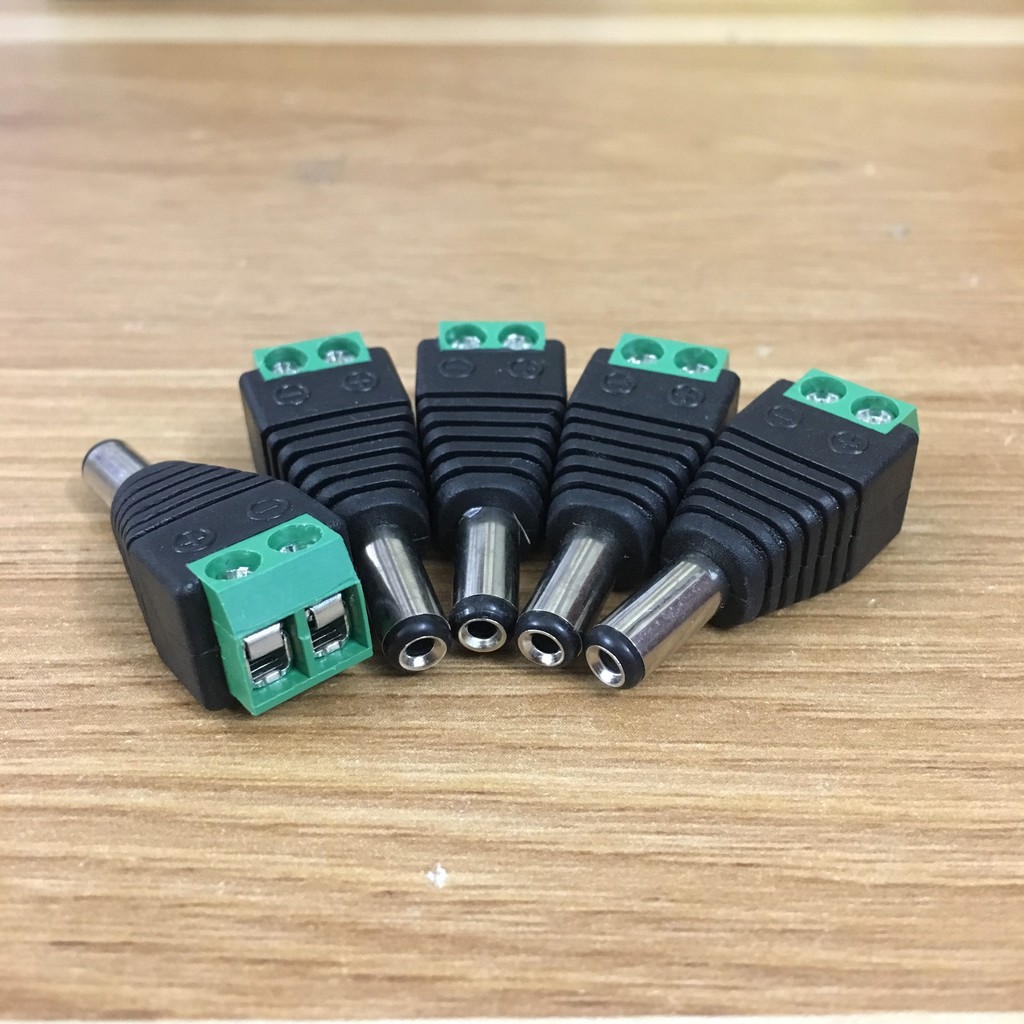Đầu Nguồn DC Đực Dùng Vít Chuyên Dụng Cho Camera An Ninh Giám Sát, Các Thiết Bị Điện 12V-24V,... | BigBuy360 - bigbuy360.vn