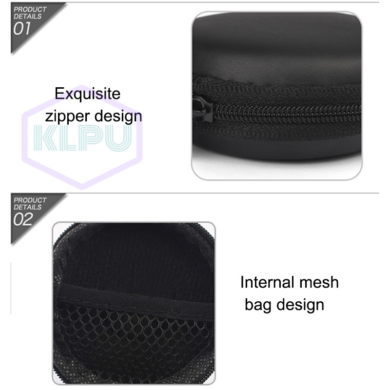 Earphone Holder Case Carrying Hard Box Headphone Earbuds Memory Card USB Cable Storage Bag | BigBuy360 - bigbuy360.vn