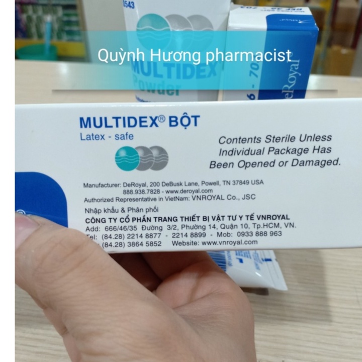 MULTIDEX bột băng vết thương