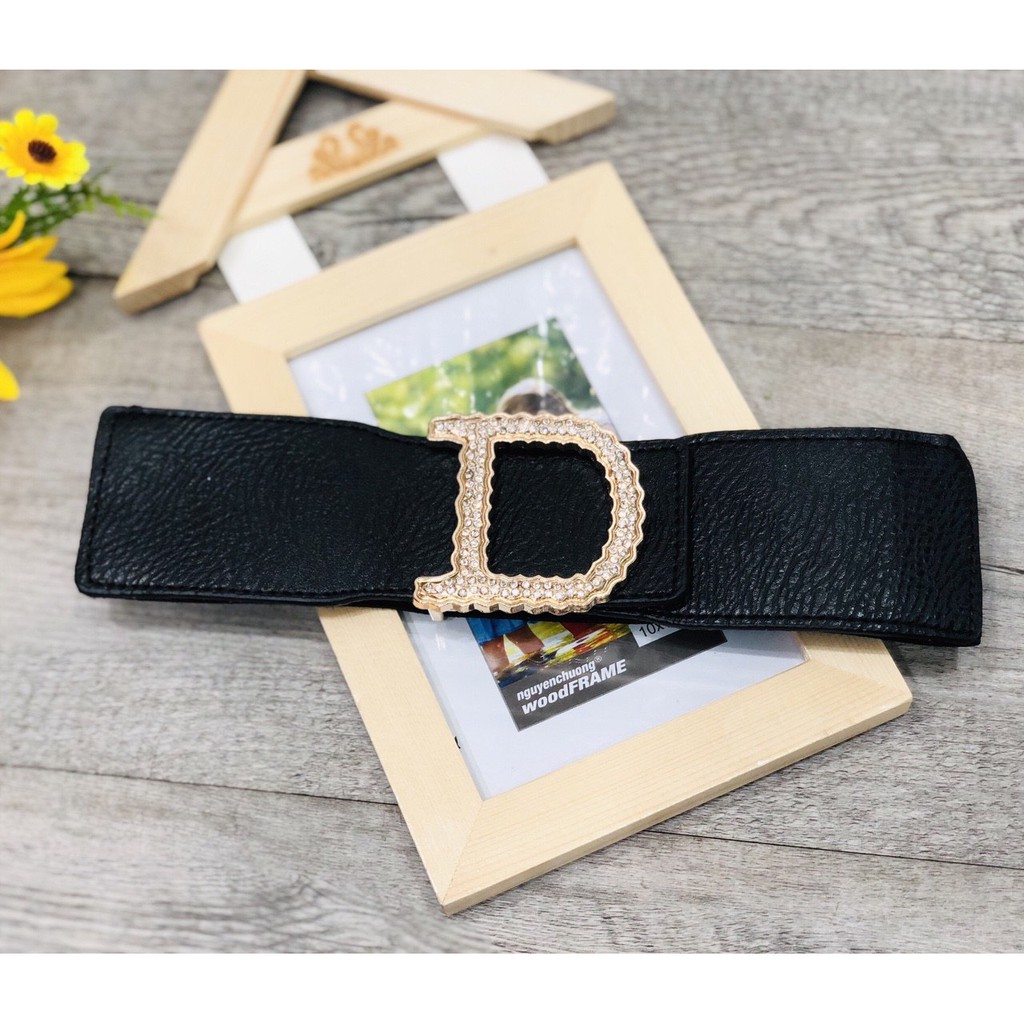 nịt eo đai eo belt mặc đầm D đính hạt sang chảnh