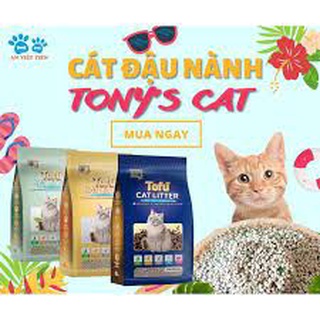 Cát đậu nành tony's cat _ tofu cat litter 6l