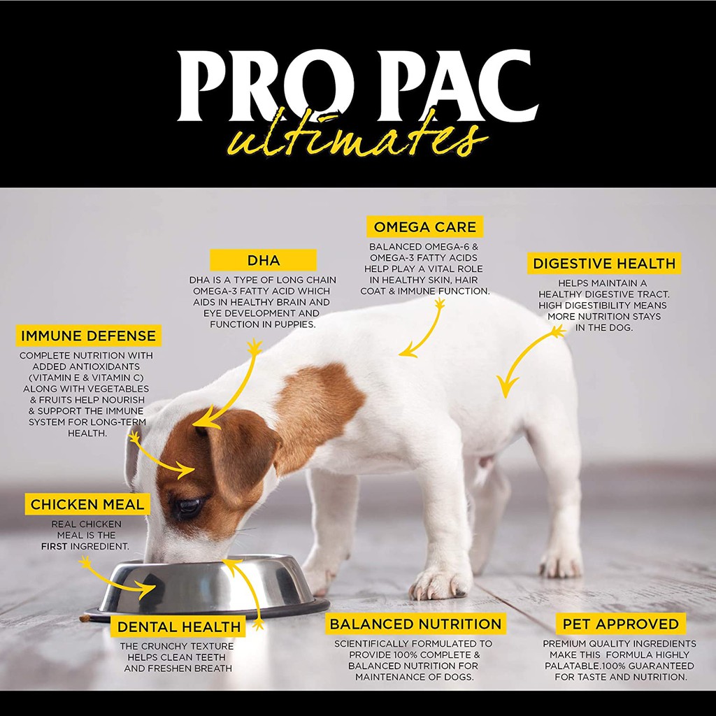 [DINH DƯỠNG CAO] 20KG Thức ăn hạt CHO CHÓ CON PROPAC ULTIMATES PUPPY CHICKEN &amp; BROWN RICE vị Thịt Gà và Gạo Lứt