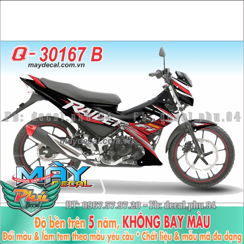 Tem Rời Raider Fi đỏ đen  (K) -1