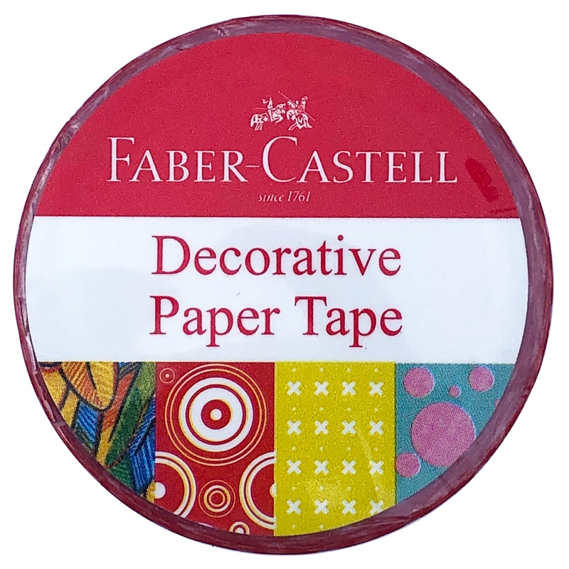 Băng Keo Trang Trí Faber-Castell 309007 - Red Pattern