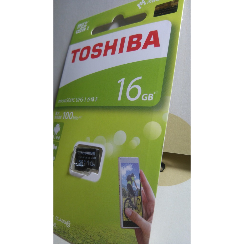 Thẻ nhớ 16GB Micro SD TOSHIBA M203 Class10 mới, chính hãng bảo hành 2 năm | BigBuy360 - bigbuy360.vn