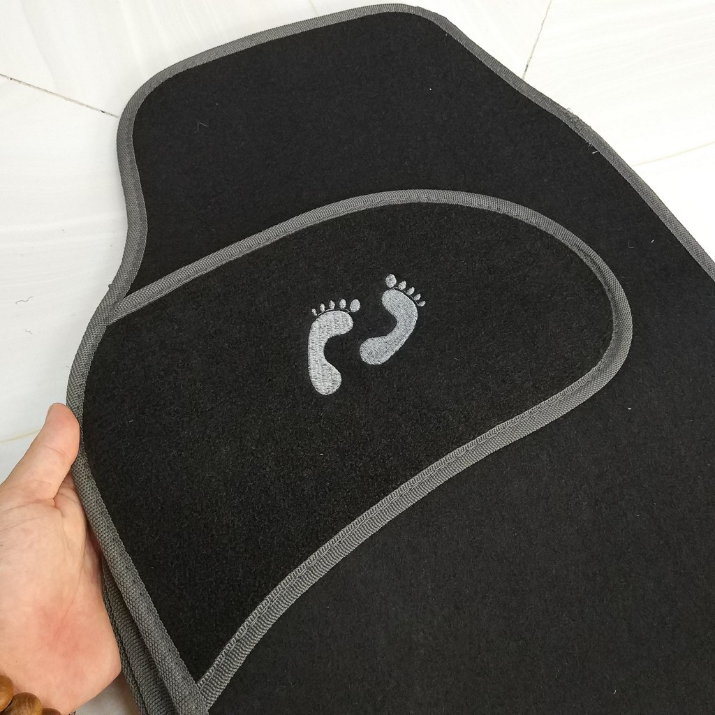 Thảm lót sàn ô tô 4-5 chỗ bằng nỉ dùng được  hầu hết các xe  - HÀNG CHUẨN - CỰC ĐẸP