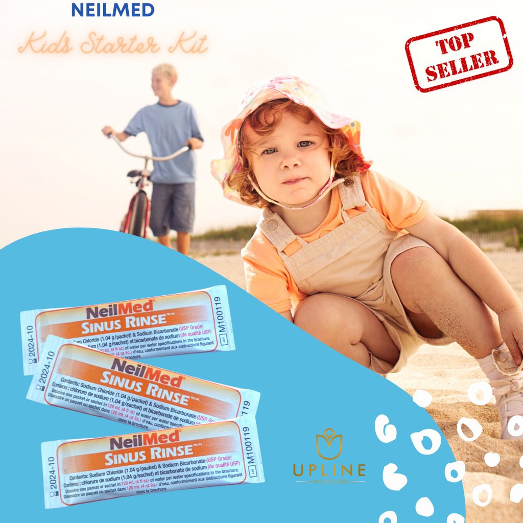 Muối rửa mũi neilmed kid 120 gói