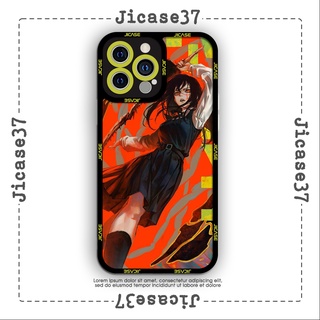 Ốp lưng iphone và samsung xiaomi oppo cạnh vuông Jicase Chainsawman war devil 