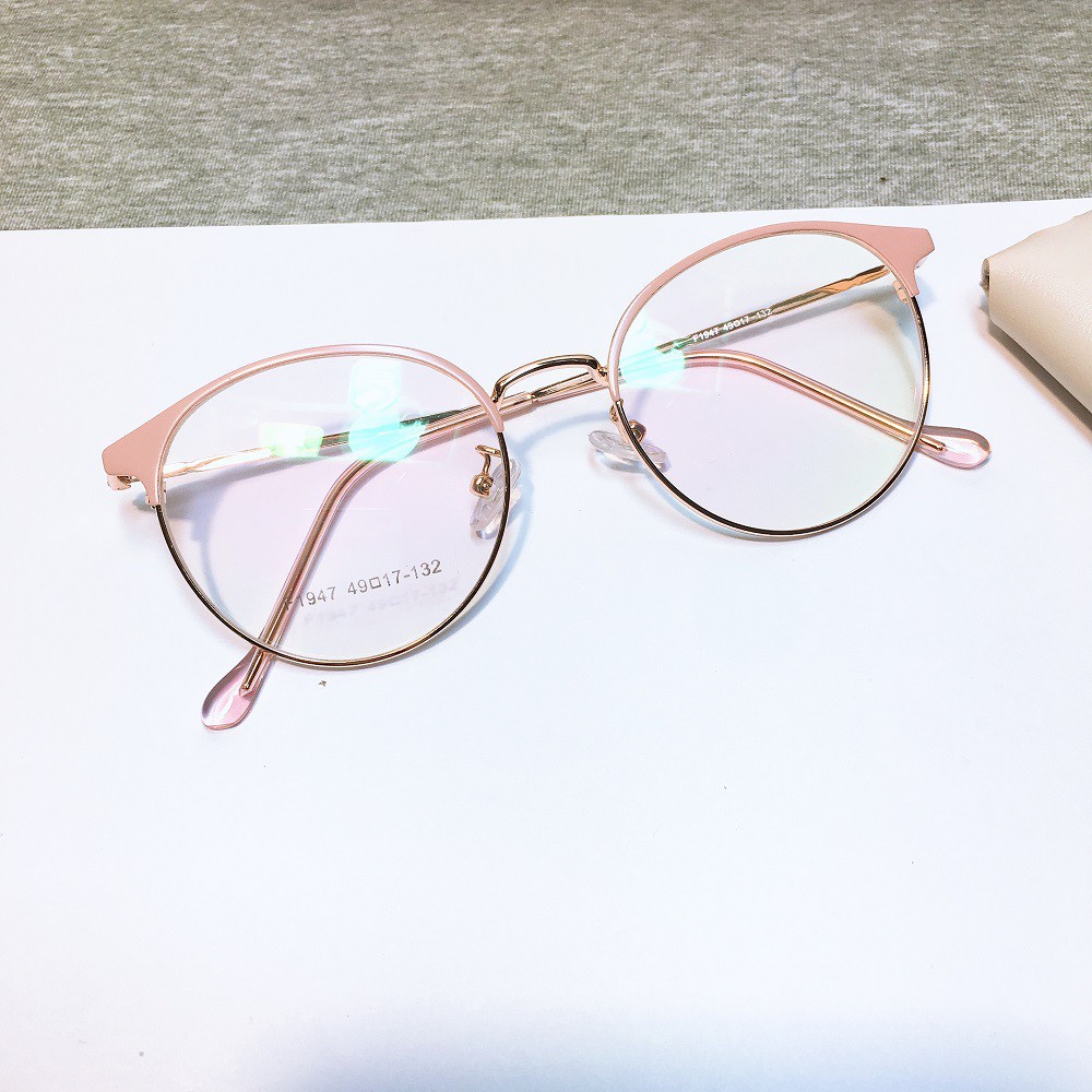 [Gía siêu rẻ]  Gọng kính tròn 1947 nhận cắt cận viễn loạn