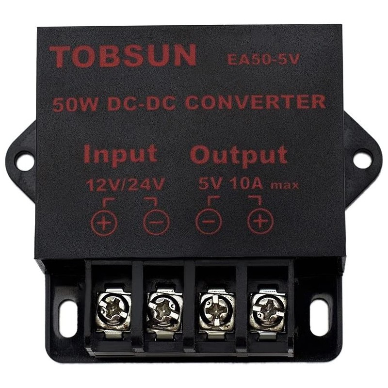 DC Bộ Chuyển Đổi Nguồn Điện Từ 24v / 12v Sang 5v 10a 50w