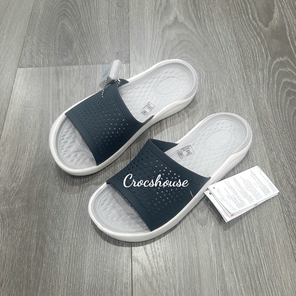 Dép quai ngang literide unisex siêu êm ,dép quai ngang crocs nam nữ mềm mại - Crocs House